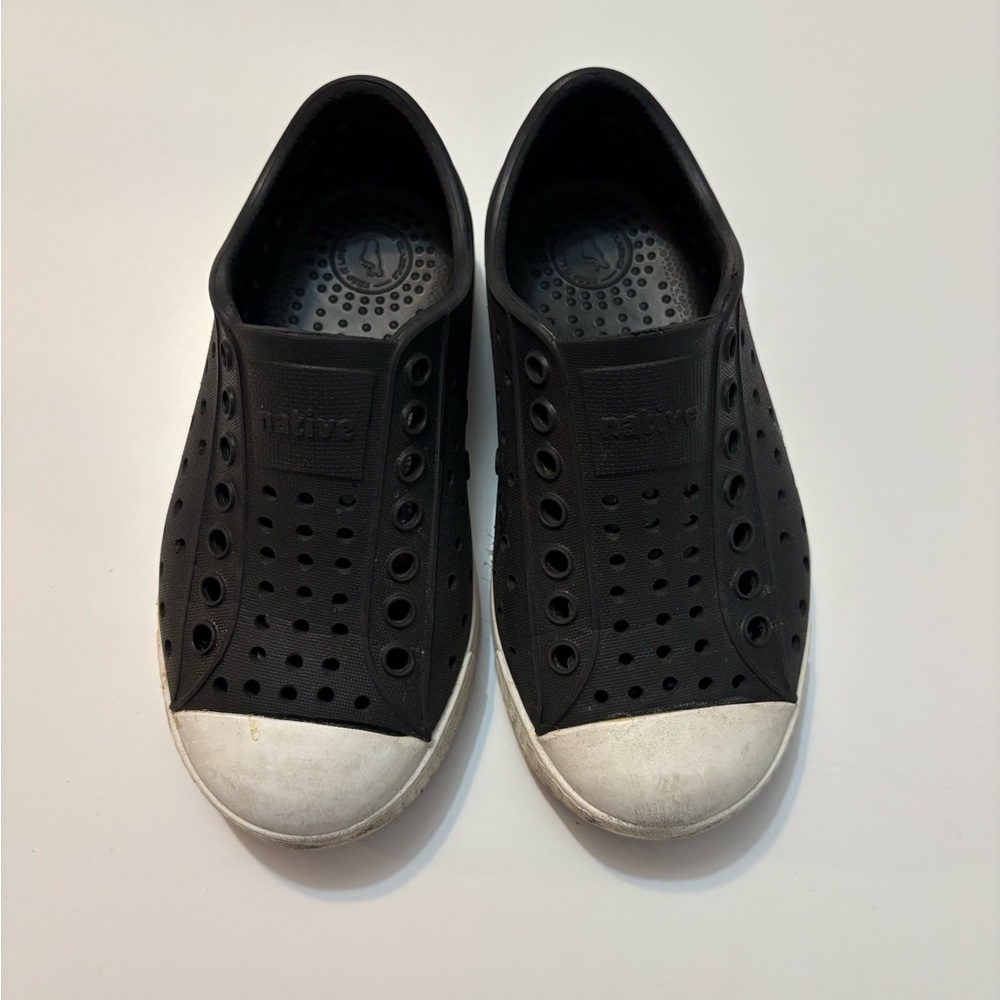 Native Black Toddler Slip-On Sneakers